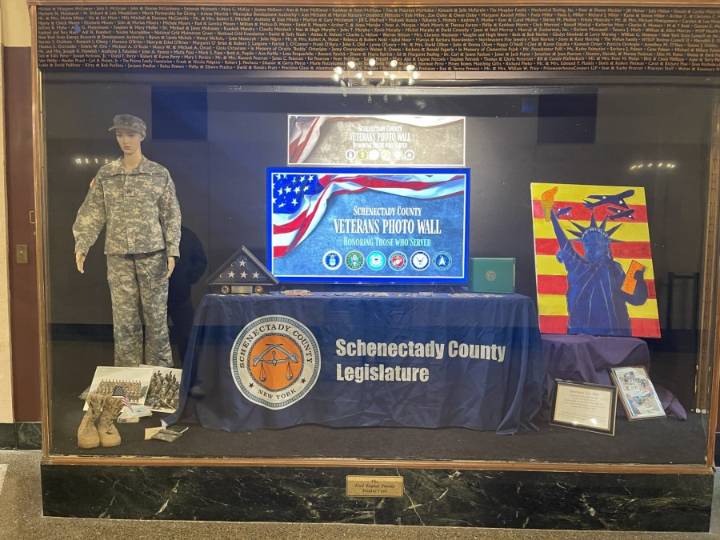 Veterans photo display unveiled in Schenectady County