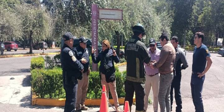 Amenaza de bomba en FES Iztacala moviliza a cuerpos de emergencia: desalojan a estudiantes y maestros l Video