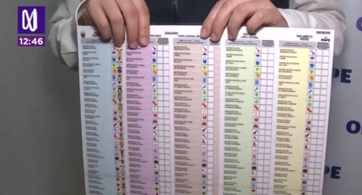 ONPE presenta modelo de cédula electoral y novedades sobre designación de miembros de mesa