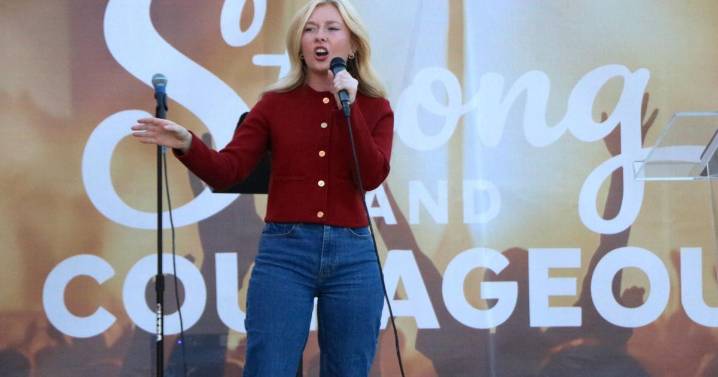 'Strong and Courageous' rally sees young adults lead worship, give testimony of God