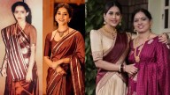 Classic Charm: Nabha Natesh Shines in Her Mother’s First Saree This Diwali