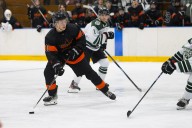New Aroostook hockey team drops home opener after chaotic start to season