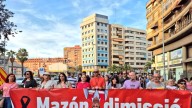 Hecatombe de la izquierda en Alicante en otra manifestación contra Mazón: apenas 500 personas