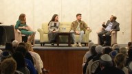 Israeli hostages, now engaged, tell their story in Brookline, MA