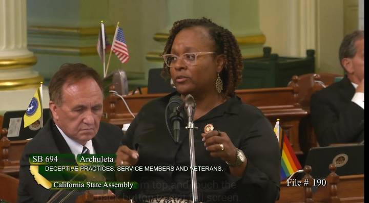 Bill Protecting California Veterans From Predators to Get Vote in January