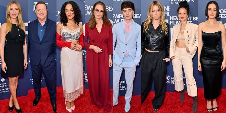 Scarlett Johansson, Brendan Fraser, Tessa Thompson, & More Stars Step Out For the 2025 Newport Beach Film Festival | Betsy Brandt, Brendan Fraser, Chase Infiniti, Diane Lane, Edmund Donovan, Ella Ande