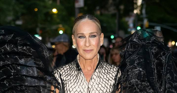 Sarah Jessica Parker's Sheer Gown With Angel Wings Is Ready to Take Flight