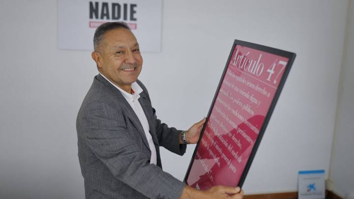 «Te dicen que no caigas, que camines, y ese sentido humano vale mucho»