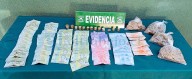 Detienen a tres personas por infracción a la Ley 20.000 en Santa María
