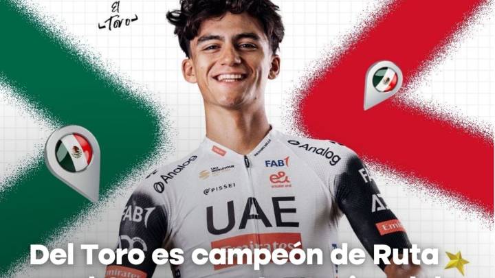 Isaac del Toro se proclama campeón nacional de ruta en Ensenada