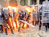 Ataques, saqueos, riñas... marchas por el 2 de octubre