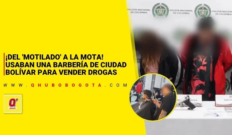 En Ciudad Bolívar: dos capturados por usar una barbería como centro de distribución de drogas