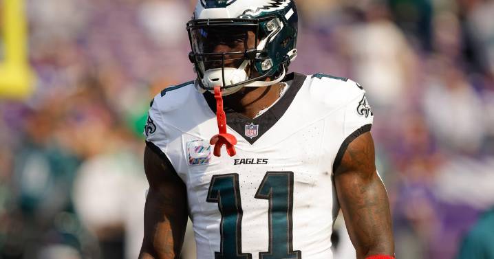 Philadelphia Eagles' A.J. Brown misses Wednesday's practice with hamstring injury