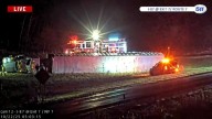 Tractor-trailer rollover slows traffic near Routes 7, 9 in Latham