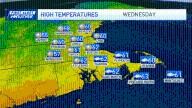 Boston weather today: Temps peak near 60