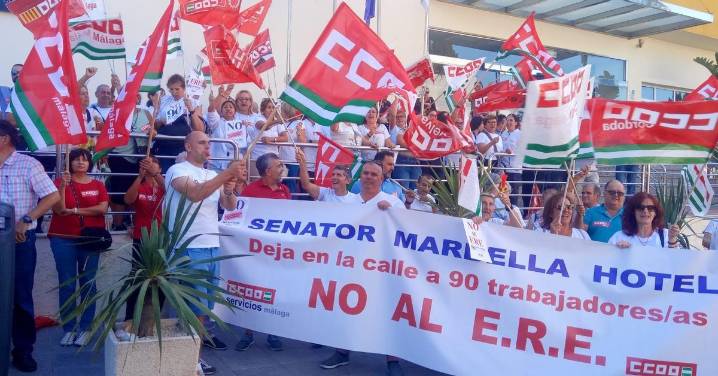 La plantilla del hotel Senator de Marbella acuerda un "encierro indefinido" para defender los puestos de trabajo