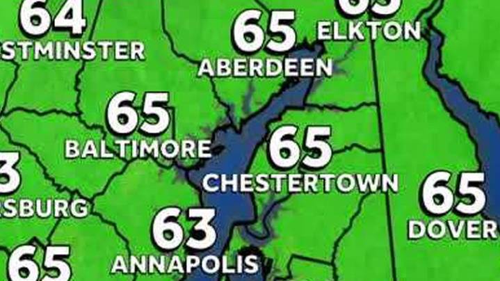 Weather: Sunny skies and cooler temperatures in Maryland this weekend