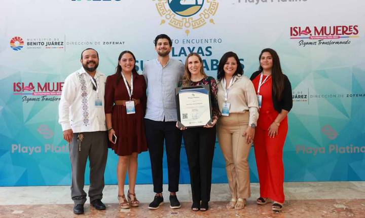 Isla Mujeres consolida su liderazgo ambiental al recibir certificación Platino para Playa Norte y Playa Centro