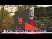 Final preparations for TCS NYC Marathon
