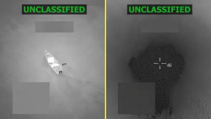 Video muestra décimo ataque de EEUU contra presunta lancha narco: Seis personas murieron