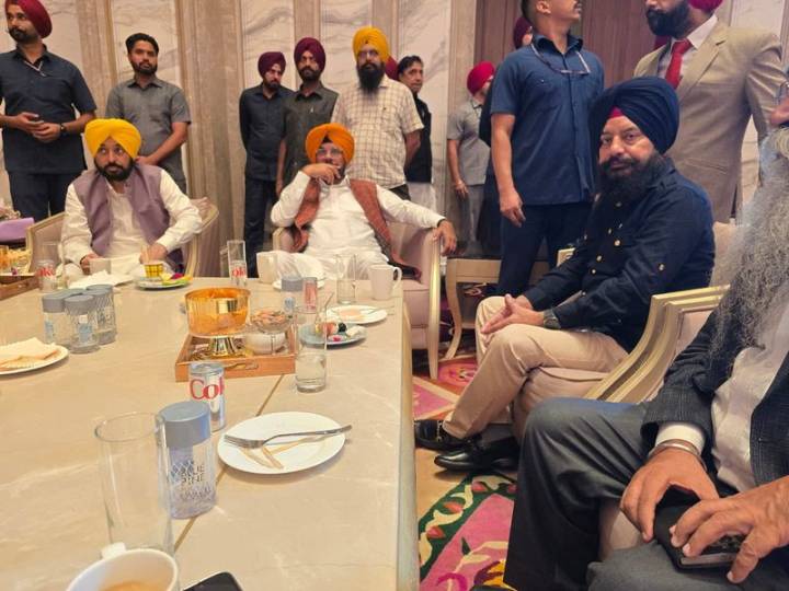 CM Bhagwant Mann attends cricketer Abhishek Sharma's sister’s wedding