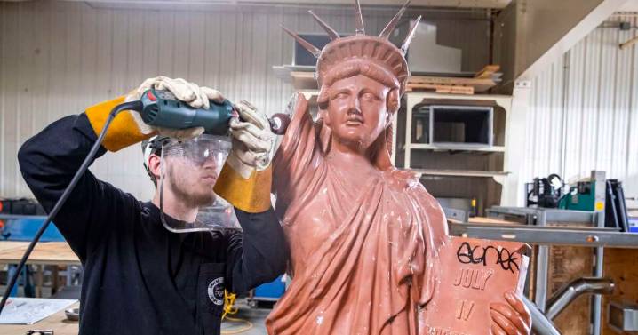 Cedar Rapids’ Statue of Liberty is coming back soon to a new home