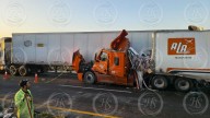 Muere trailero atropellado en la carretera Saltillo