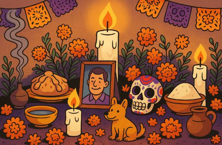 El viaje místico de la ofrenda: Un altar de luz para el Progreso del alma