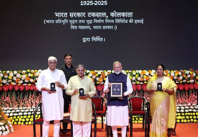 PM Modi hails RSS contribution in freedom struggle, releases coin...