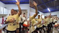 El divertido baile en el vestuario de Universitario tras lograr el "tri": "Del balompié peruano, la máxima expresión"