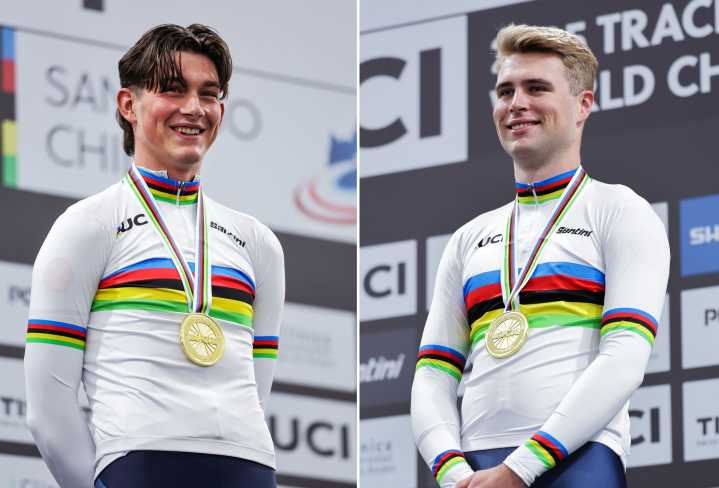 'It went to plan' – Josh Tarling and Josh Charlton win gold for Great Britain on Track World Championships day three