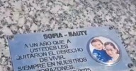 Dolor y memoria: recordaron a Sofía y Bautista en la plaza a un año del doble crimen