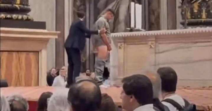 Pope Leo 'shocked' by tourist urinating on St Peter’s Basilica altar during Holy Mass