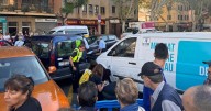Caos en Pere Garau tras el grave atropello a una mujer junto al mercado