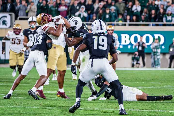 Michigan State safety details how to deliver a vicious, clean hit and avoid targeting