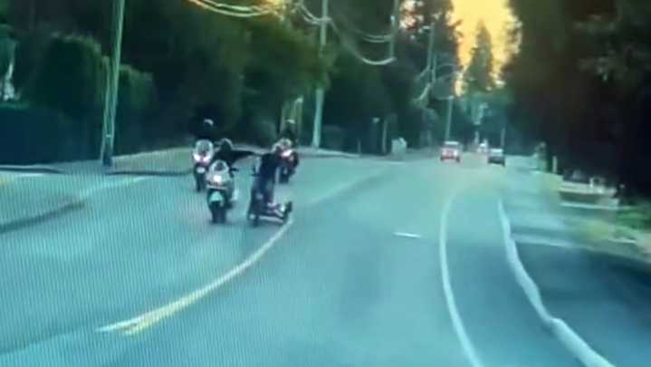 Motorcyclist charged after pushing cyclist in Nanaimo: RCMP