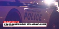 Police investigating after Post Office's American flag was burned