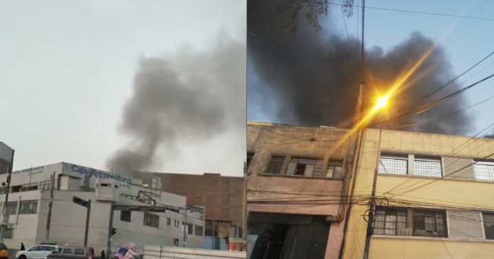 Incendio en Barrios Altos: Reportan siniestro al interior de galería en el jirón Huanta