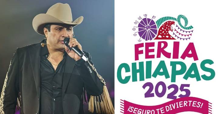 Cartelera de la Feria Chiapas 2025: Julión Álvarez y todos los artistas que se presentarán