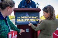 The blame game is on at federal agencies, where political messages fault Democrats for the shutdown