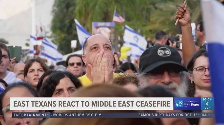 East Texas communities react to historic ceasefire, hostage release