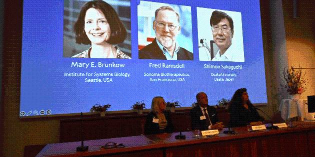 Nobel de Medicina premia investigación sobre el control del sistema inmunitario