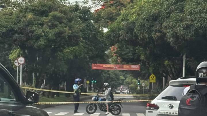 Manifestantes tuvieron cerrada la avenida Las Vegas, en Medellín, durante 5 horas