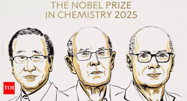 Nobel Prize in Chemistry 2025: Three scientists win award for 'development of metal–organic frameworks'; honoured for 'creating new rules'