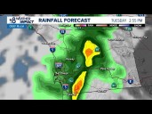 Widespread wet weather, gusty winds expected across San Diego County