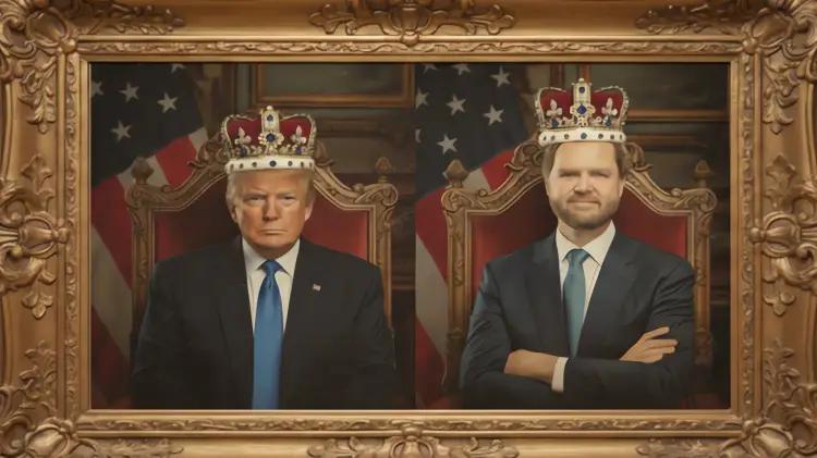 Trump genera polémica con videos de IA que simulan su coronación