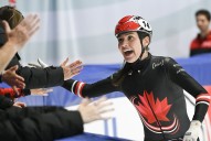 Sarault strikes gold again at Short Track World Tour in Montreal