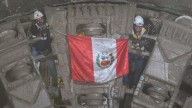 La tuneladora “Delia” llega a la estación Elio de la Línea 2 del Metro de Lima