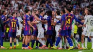 Tángana final: Vinícius le dijo a Lamine "habla ahora" y Courtois se encaró con él