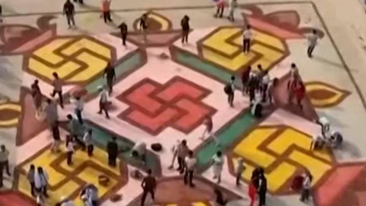 Record-breaking number of lamps light up for Diwali